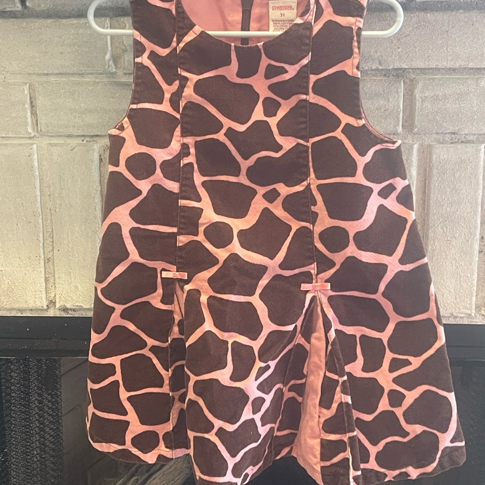 Gymboree Pink and Brown Dress